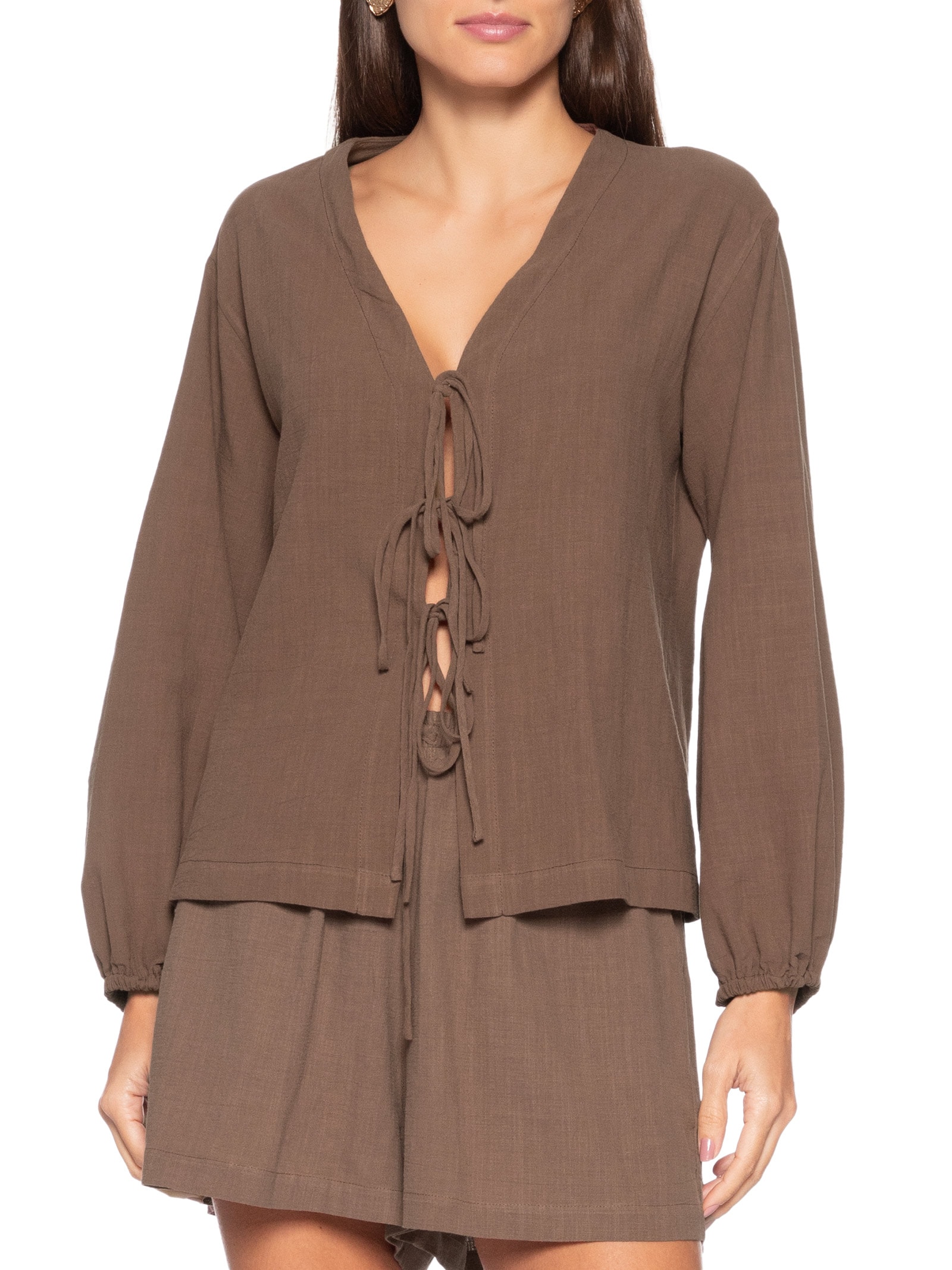 Bata Amarração IPA Feminina – Marrom Panô