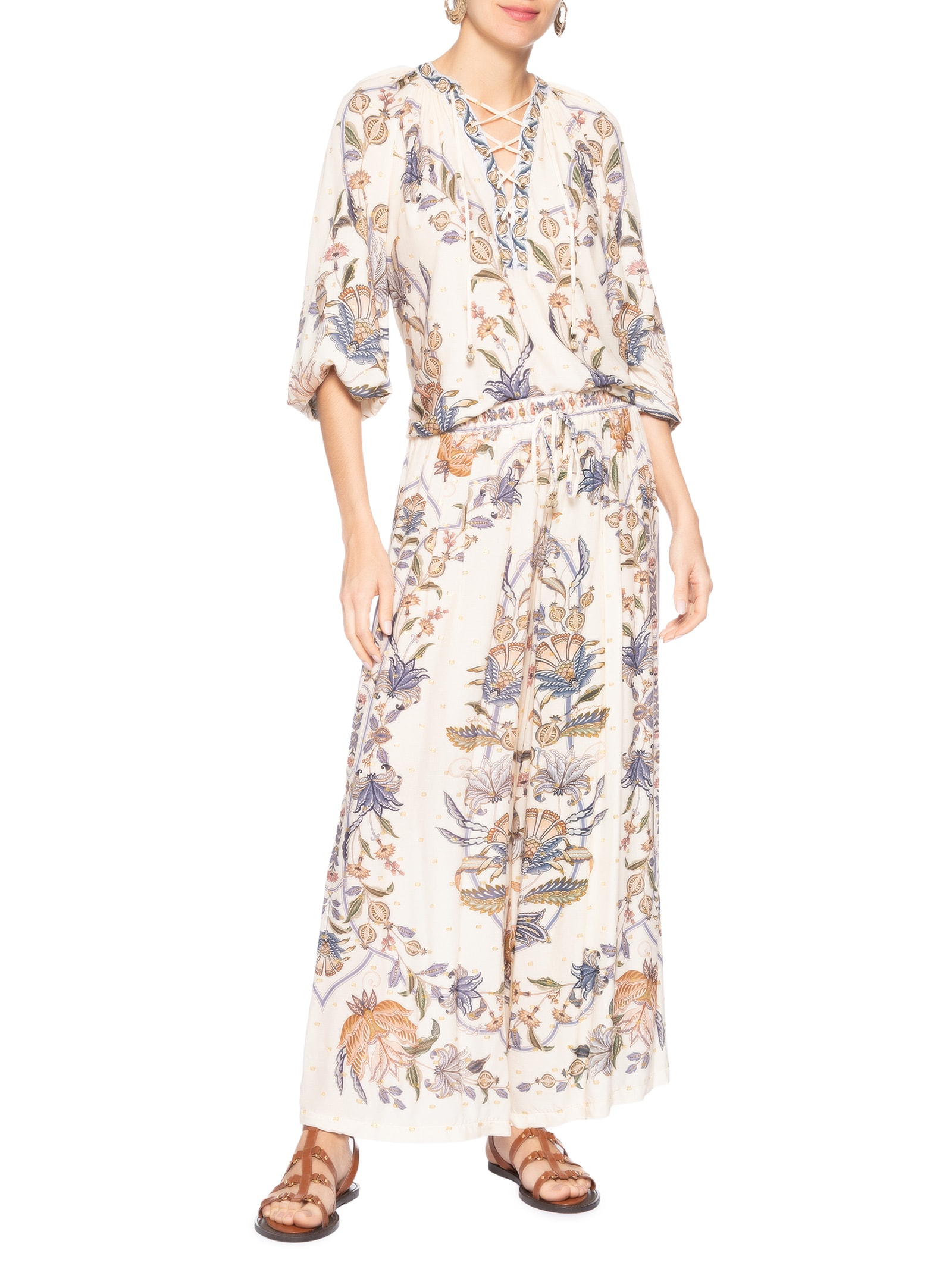 Bata Atado Flor do Deserto – Bege Farm
