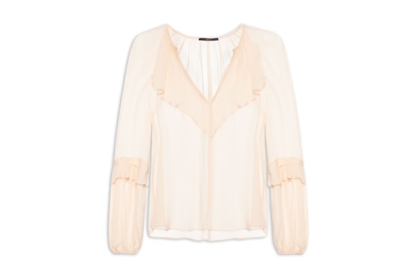 Bata Babado Raglan – Bege