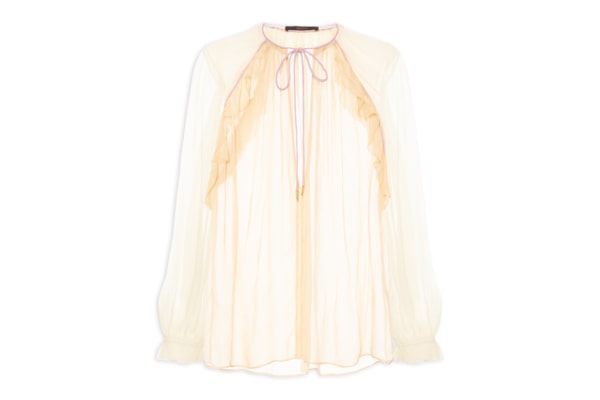 Bata Chiffon Tricolor - Amarelo