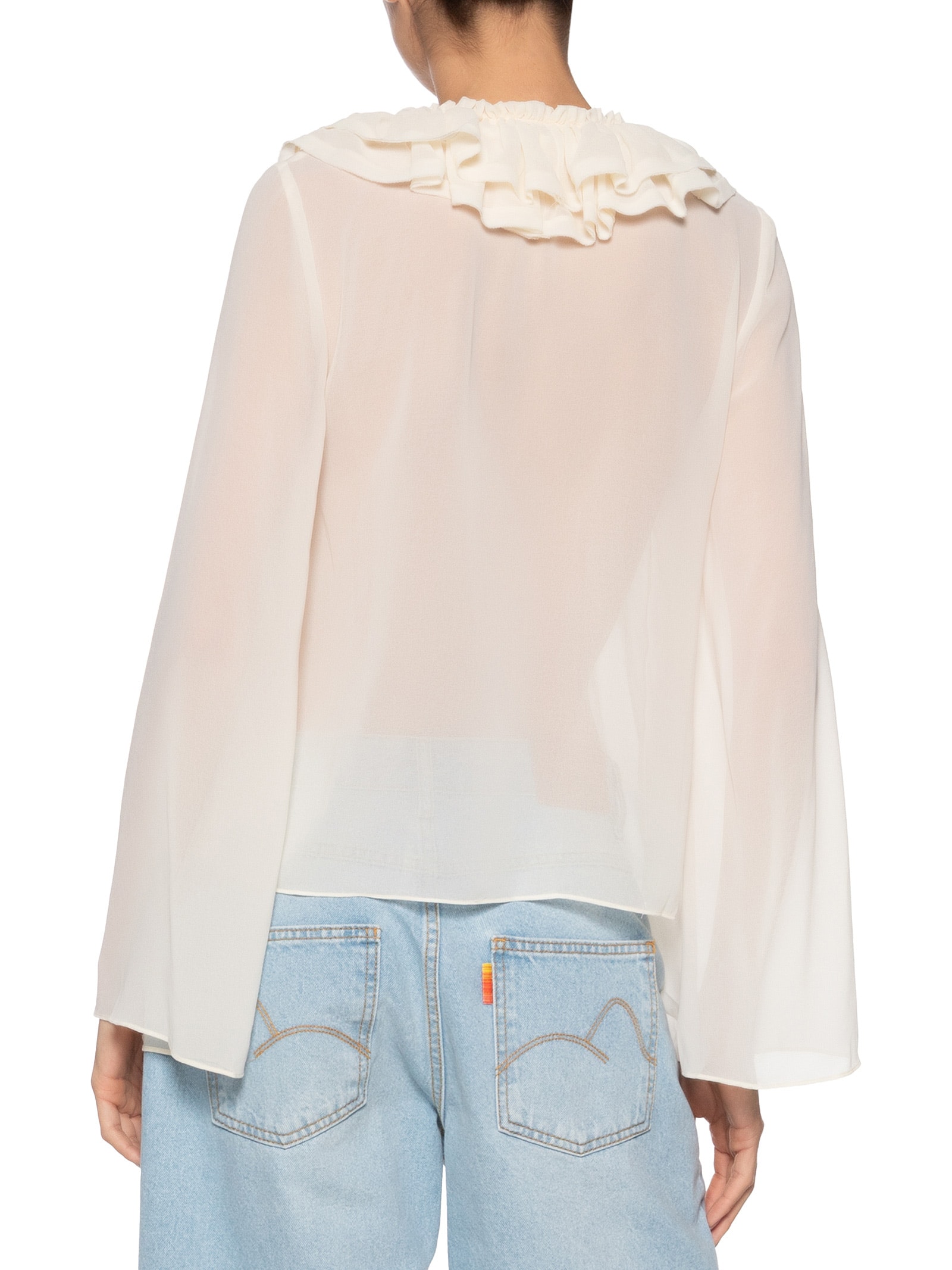  Bata Feminina Babado Tule Amarelo Farm