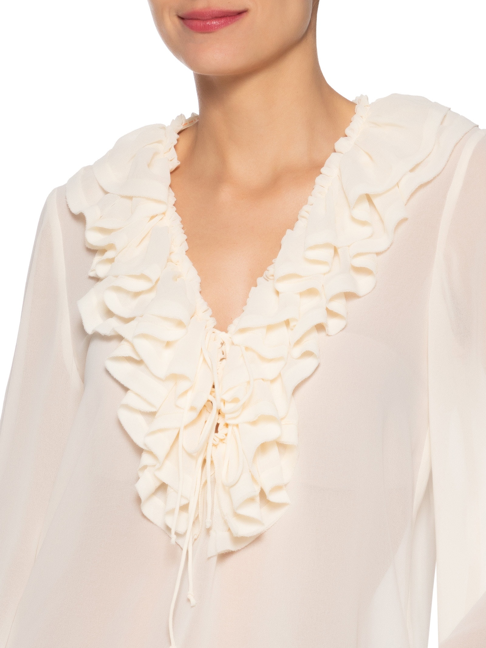  Bata Feminina Babado Tule Amarelo Farm