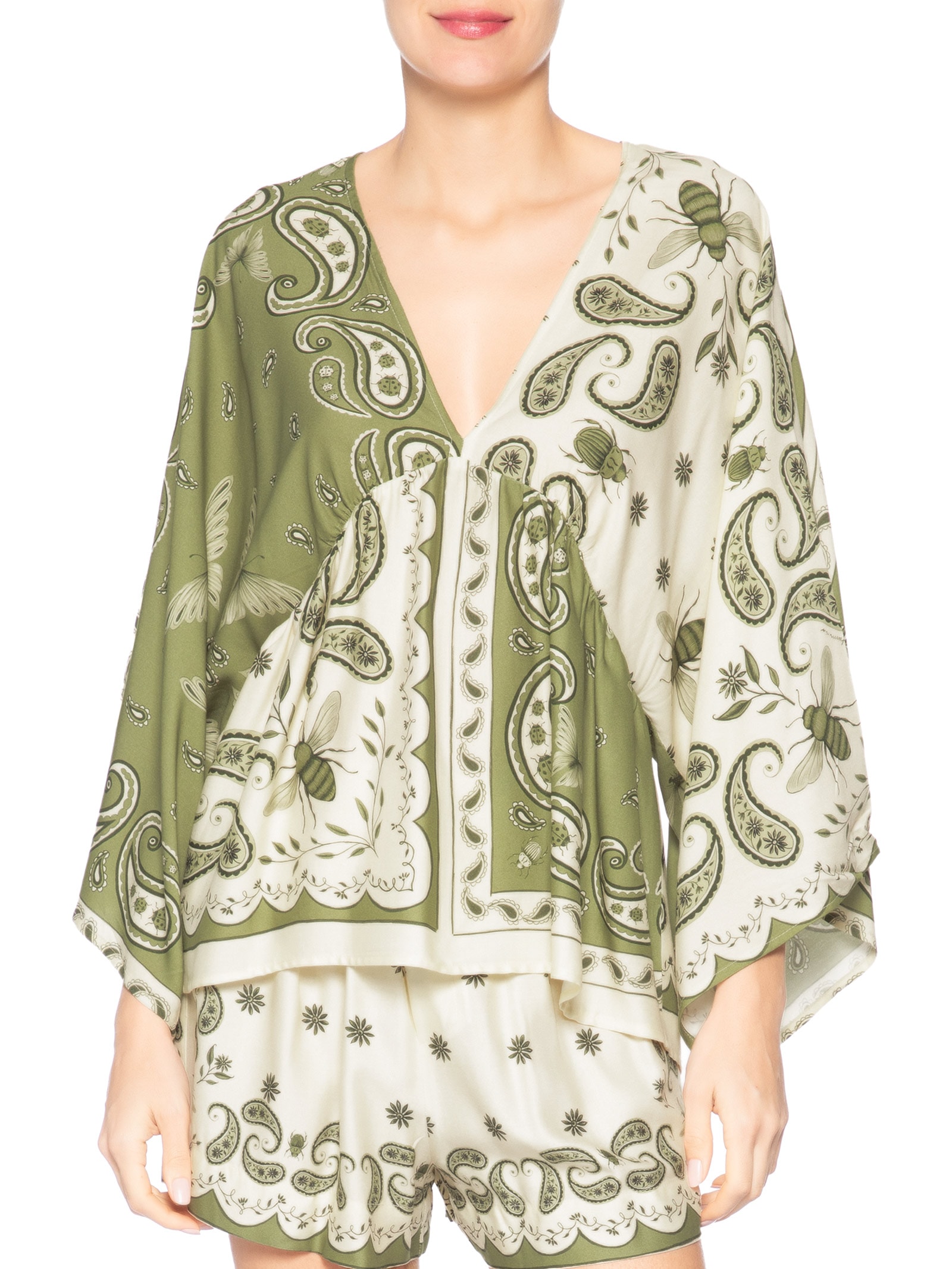 Bata Feminina Bandanas Jardim – Verde Farm