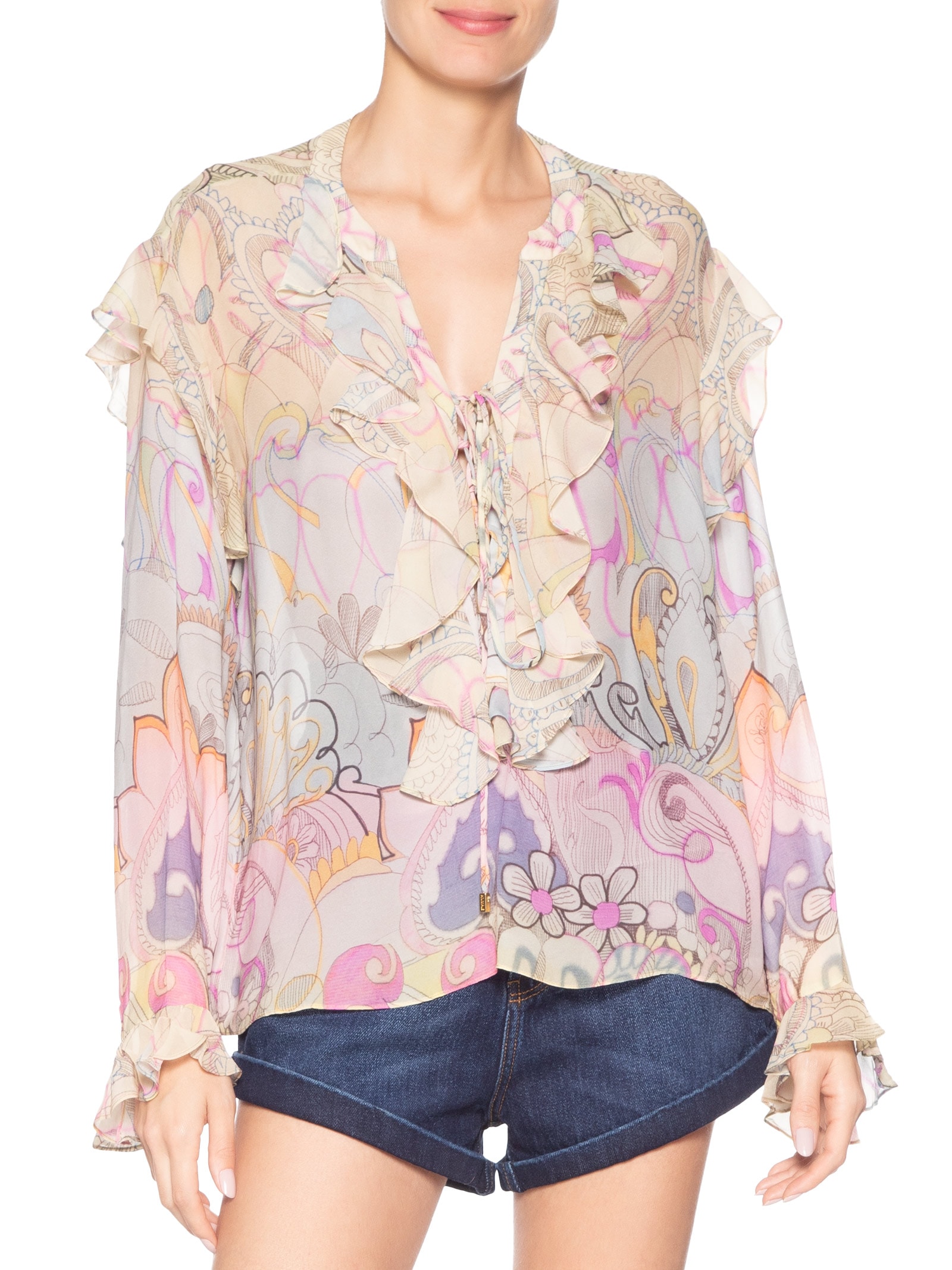 Bata Feminina Bar Paisley Boyd Rosa Animale