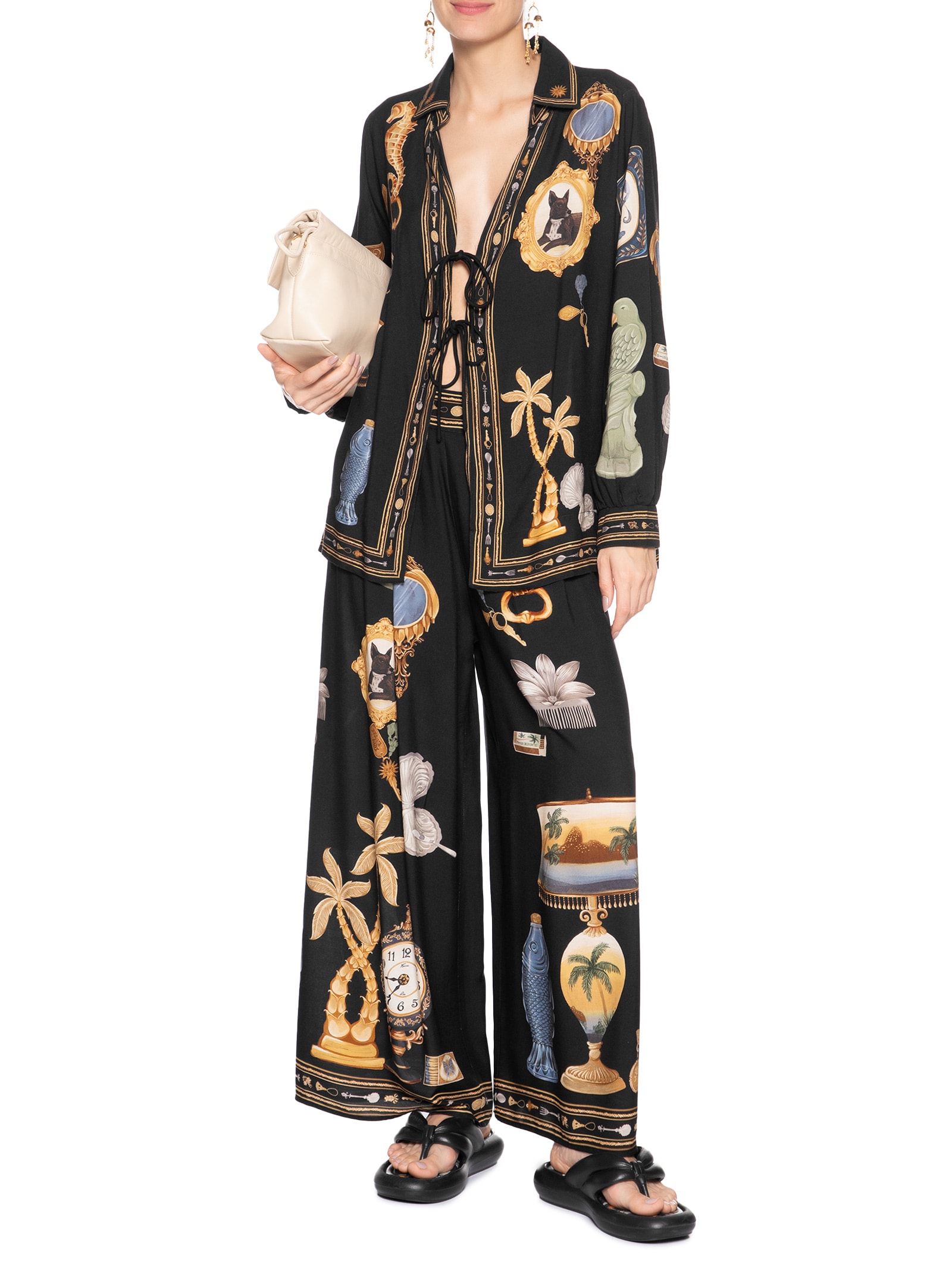 Bata Feminina Bibelô Preto Farm