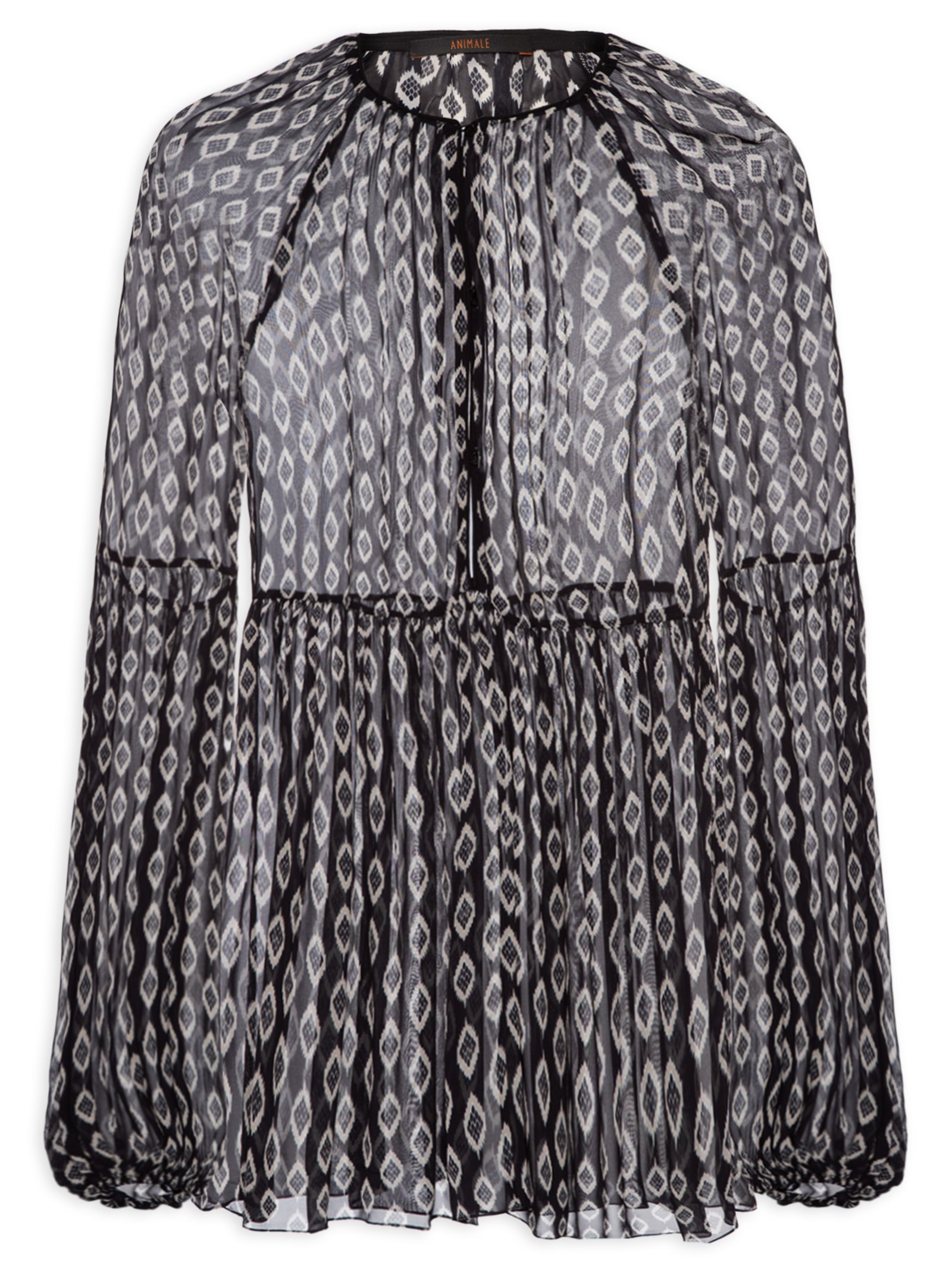 Bata Feminina Botões Pin Preto Animale