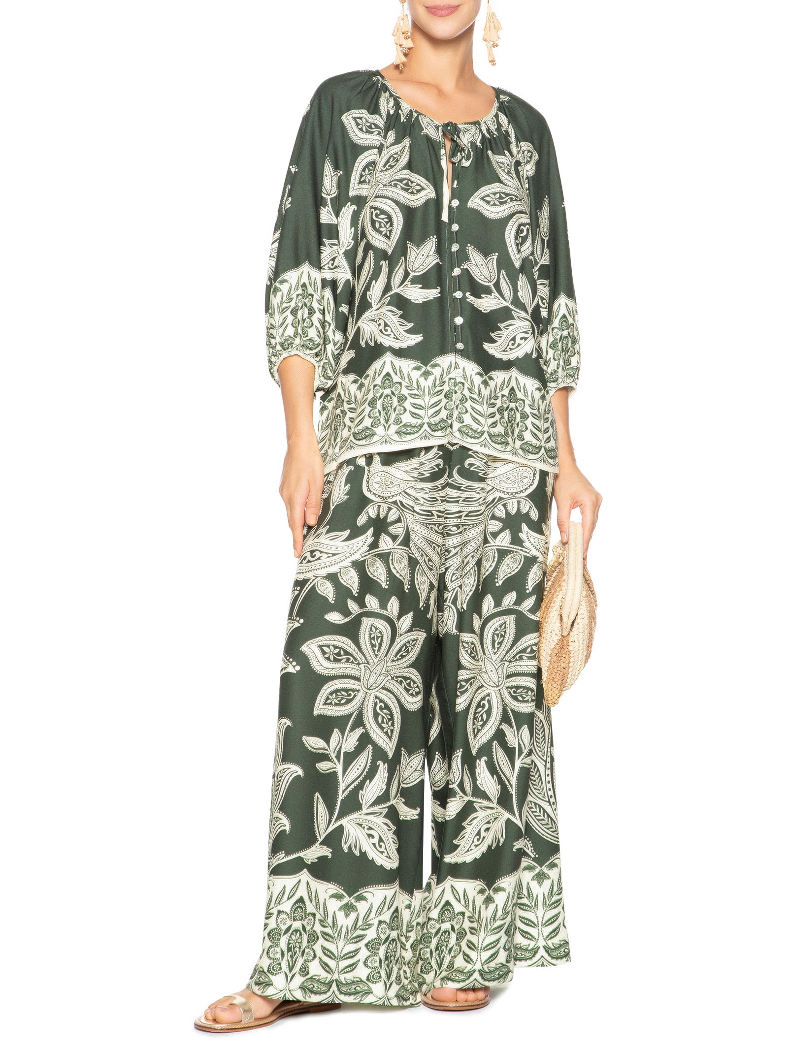 Bata Feminina Céu Arara Verde Farm