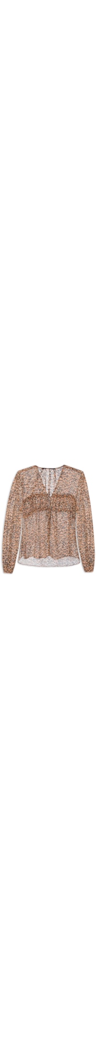 Bata Feminina Clara Textura Árvore - Marrom