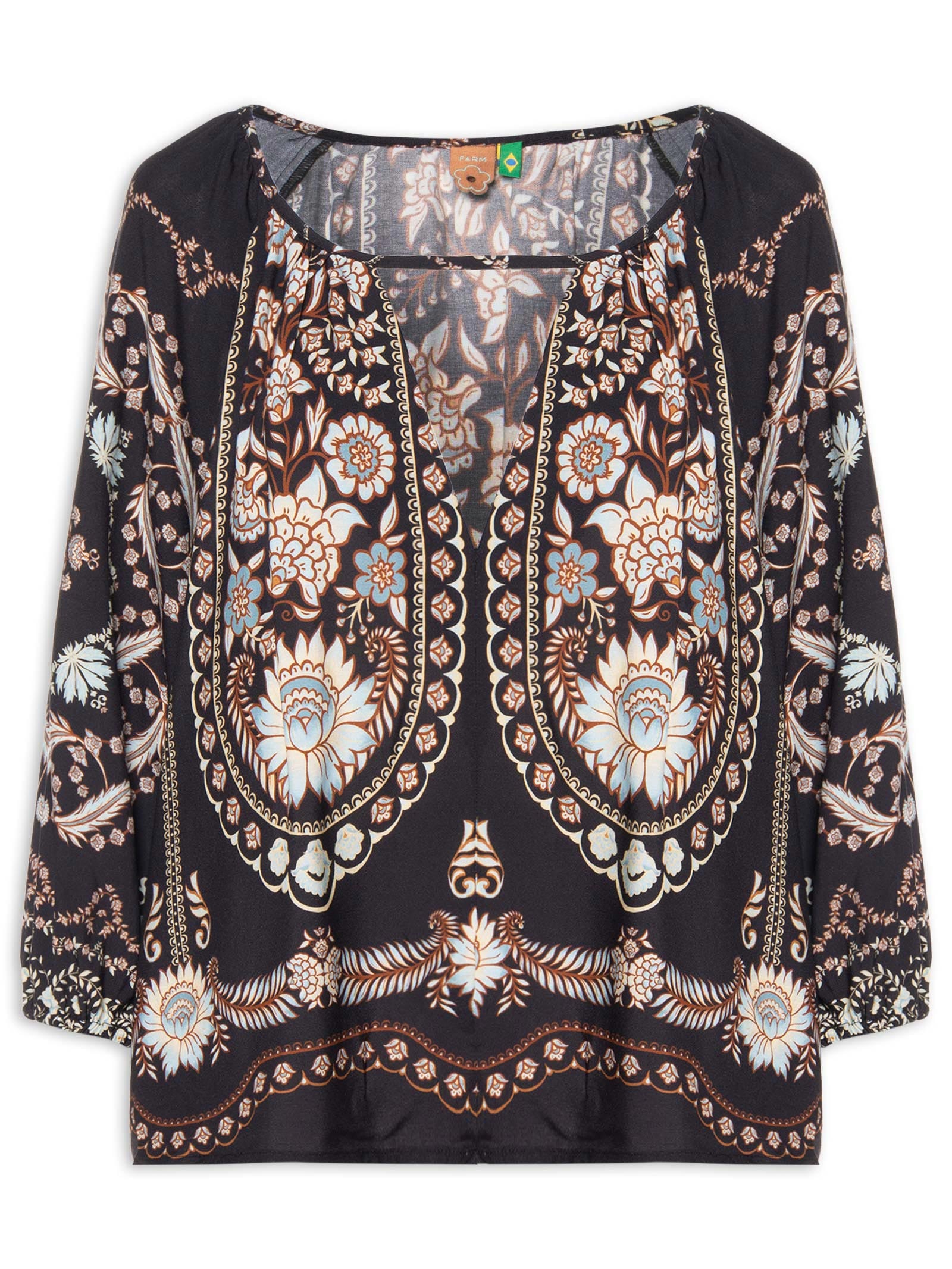 Bata Feminina Daniela Preto Farm