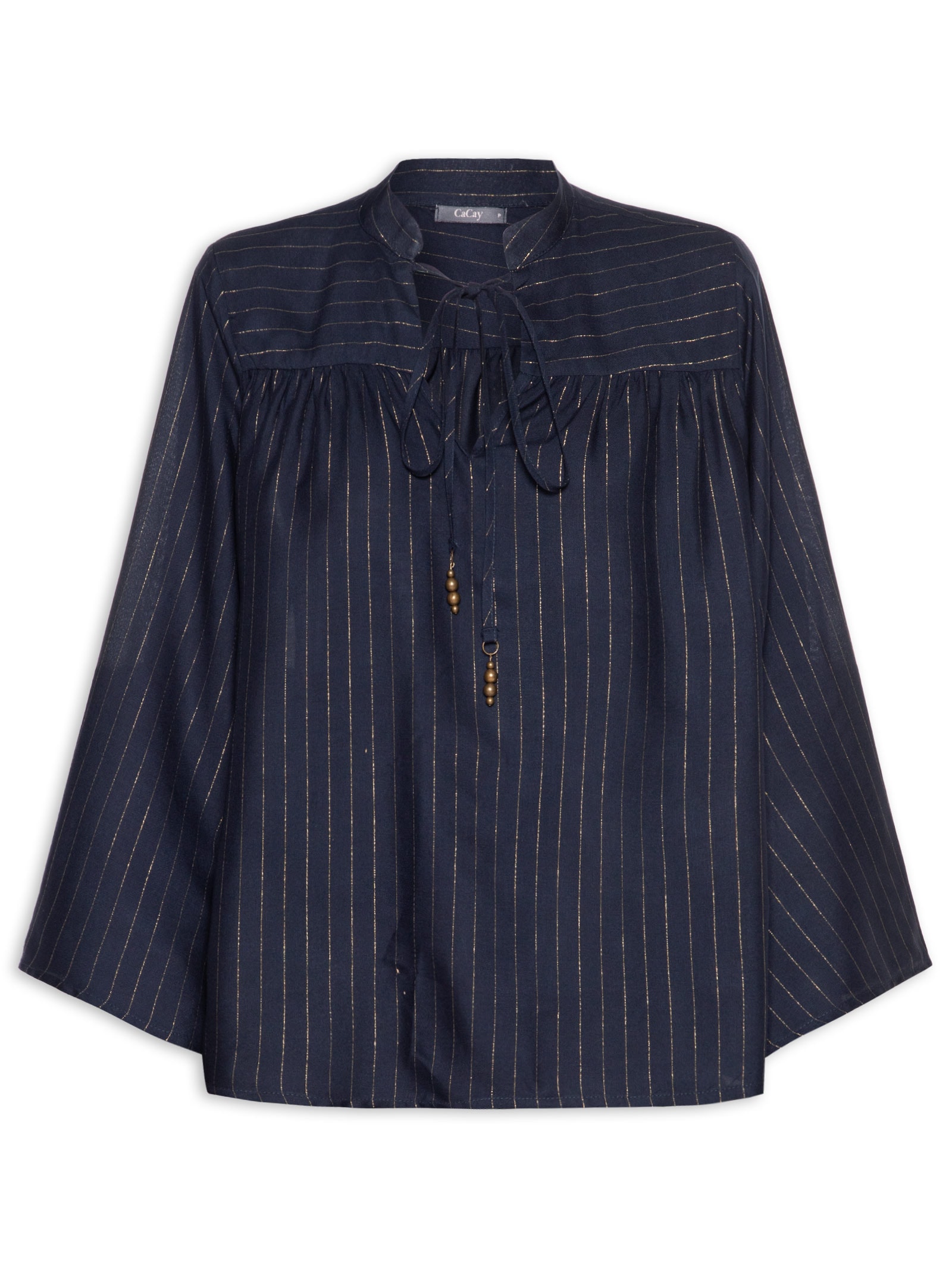 Bata Feminina Detalhe Golinha Azul Cacay