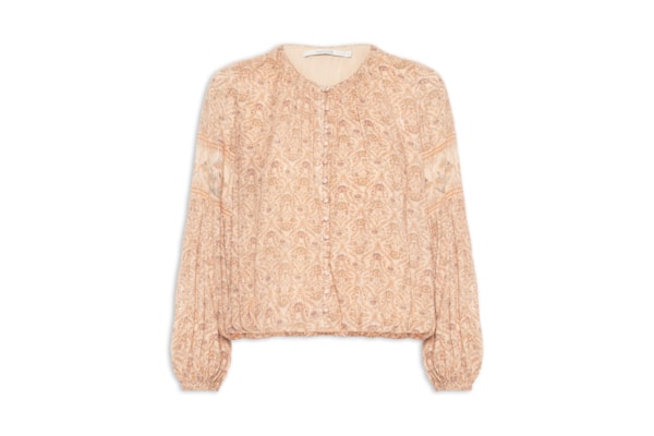 Bata Feminina Estampa Florish - Bege