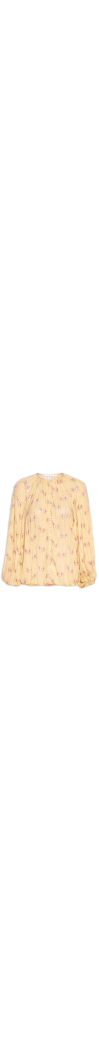 Bata Feminina Estampa Mini Fleur - Amarelo