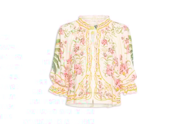 Bata Feminina Floral Nusa - Off White