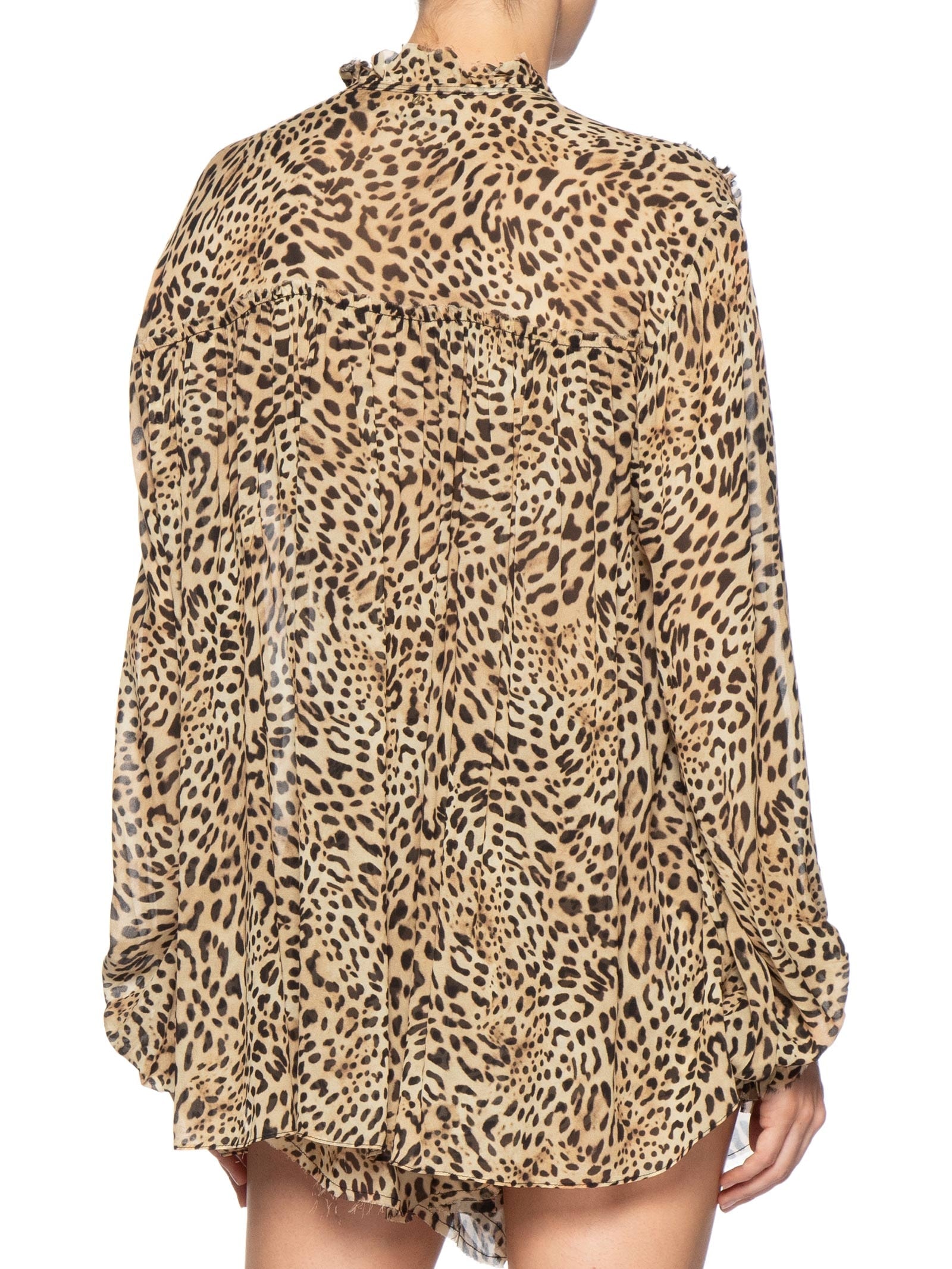 Bata Feminina Loose Onça Marrom Animale Resort