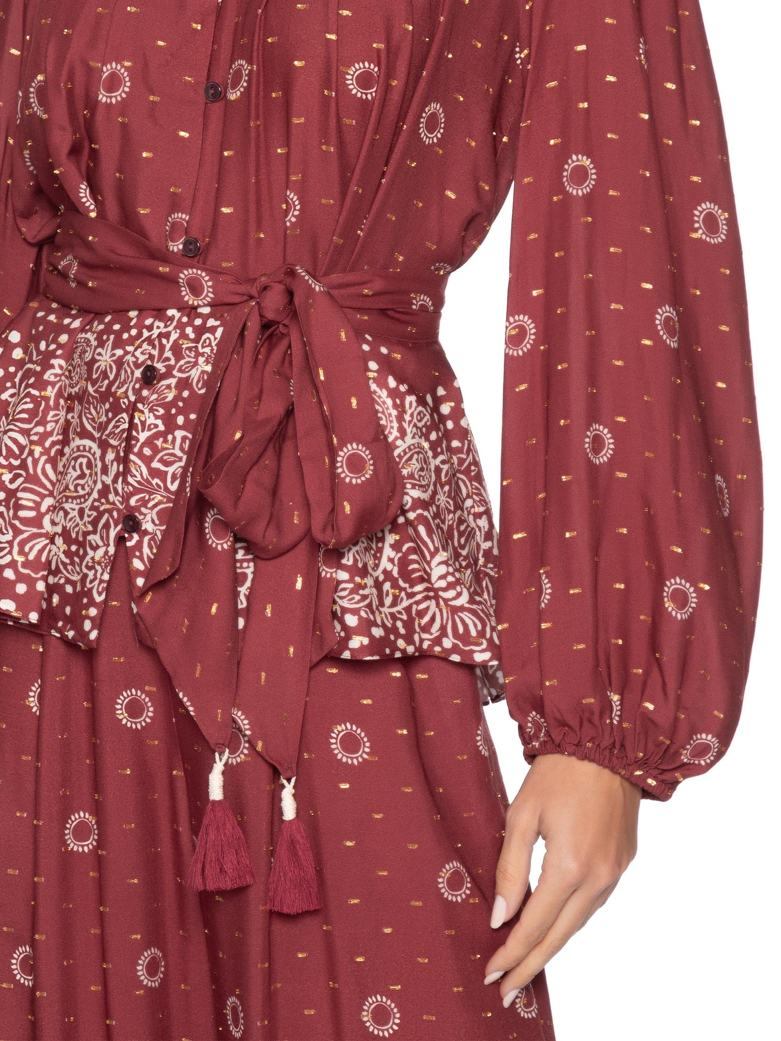 Bata Feminina Lurex Est Aurea Vermelho Dress To