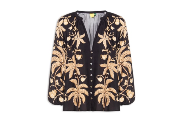 Bata Feminina Ourinho Tropical - Preto