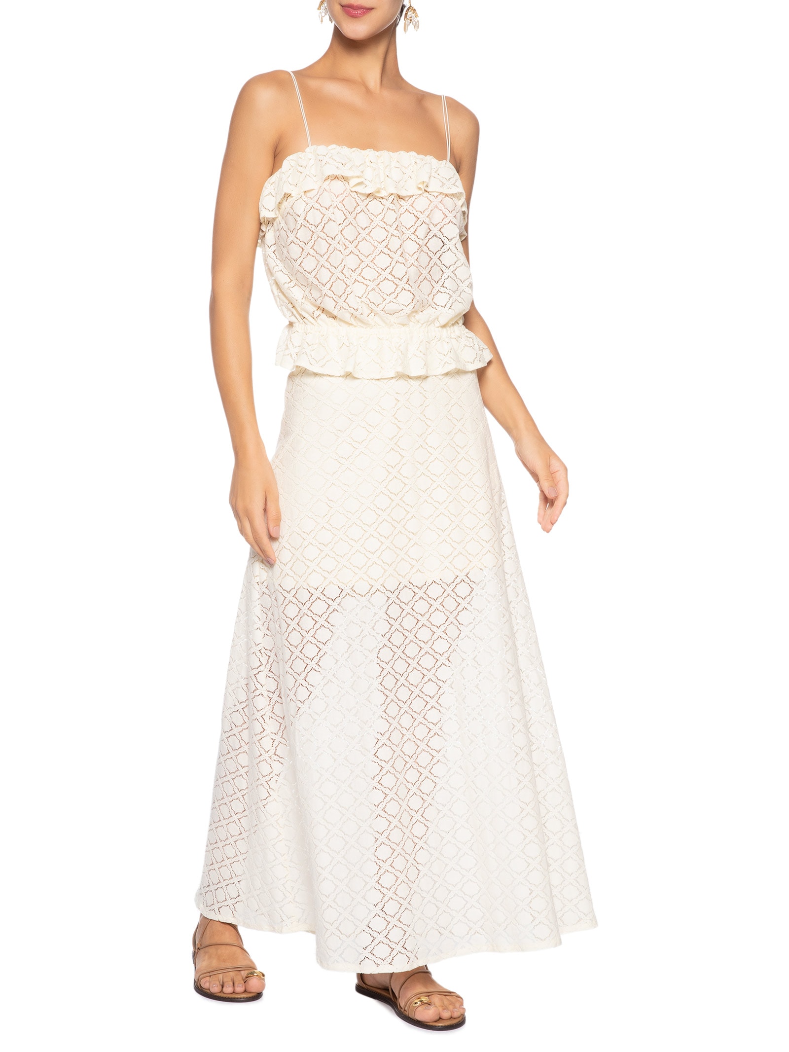 Bata Feminina Renda – Branco Dress To
