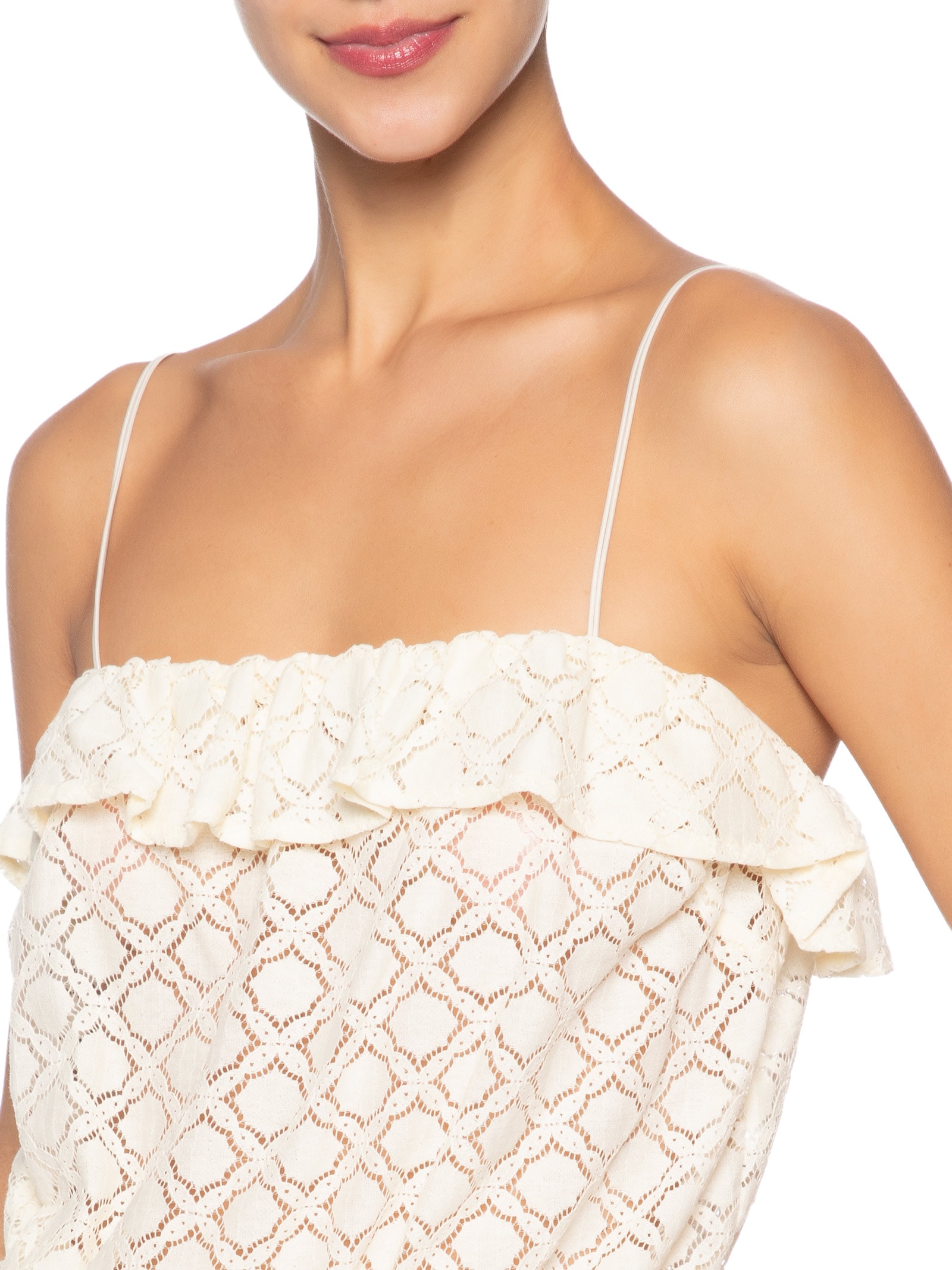 Bata Feminina Renda – Branco Dress To