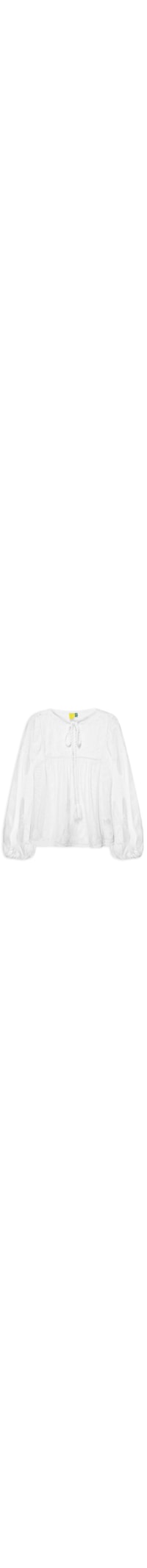 Bata Feminina Tela Cutwork Palermo - Branco
