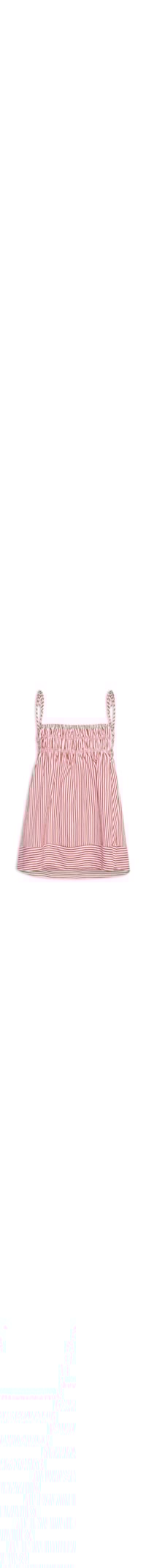 Bata Mia Tricoline Listras Feminino – Vermelho