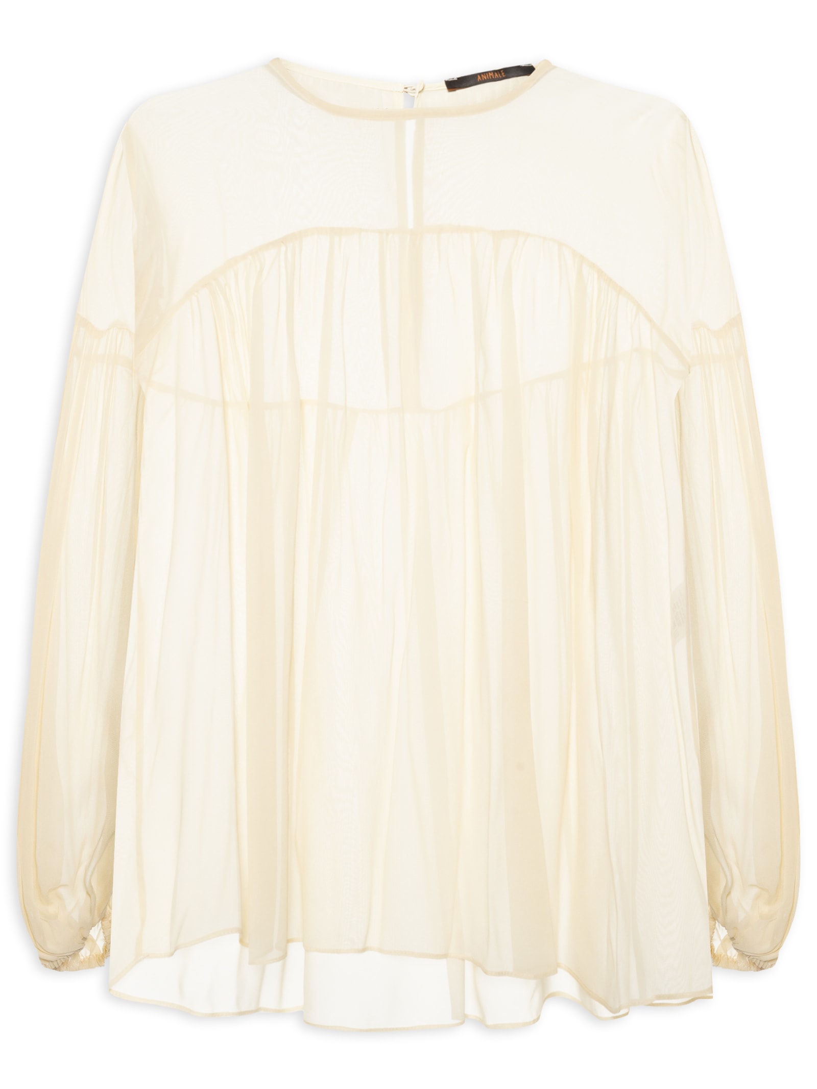 Bata Recorte Feminina – Amarelo Animale