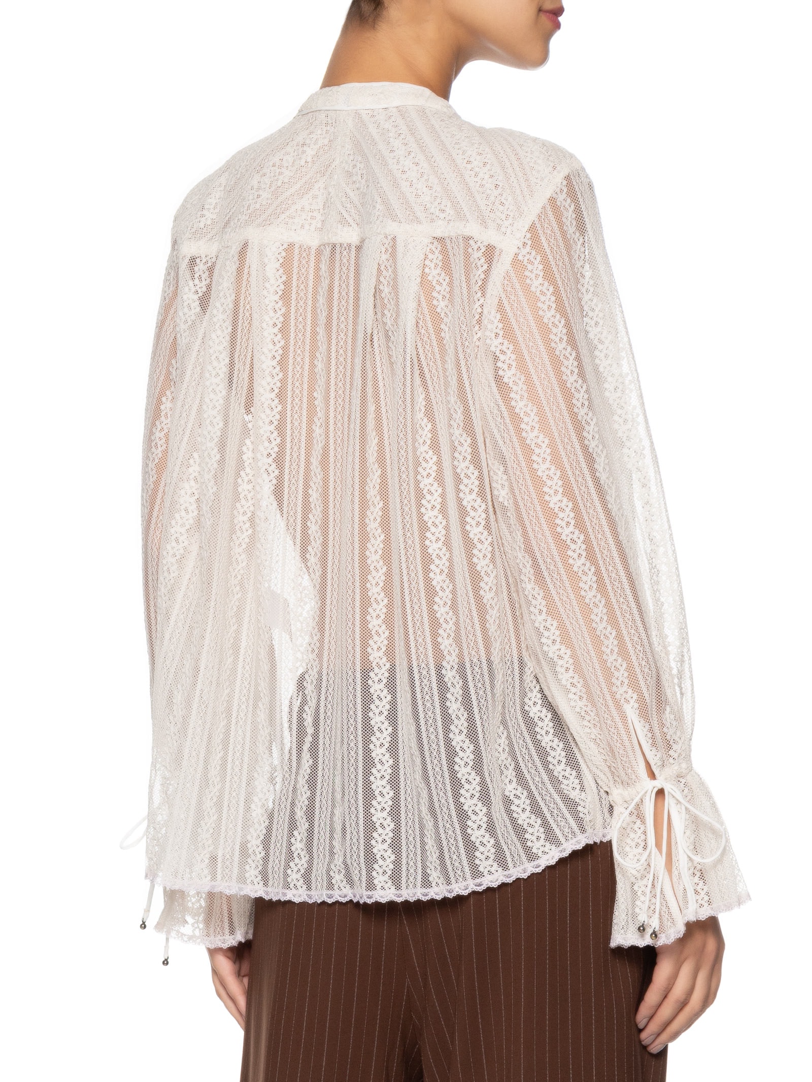 Bata Renda Branco Animale