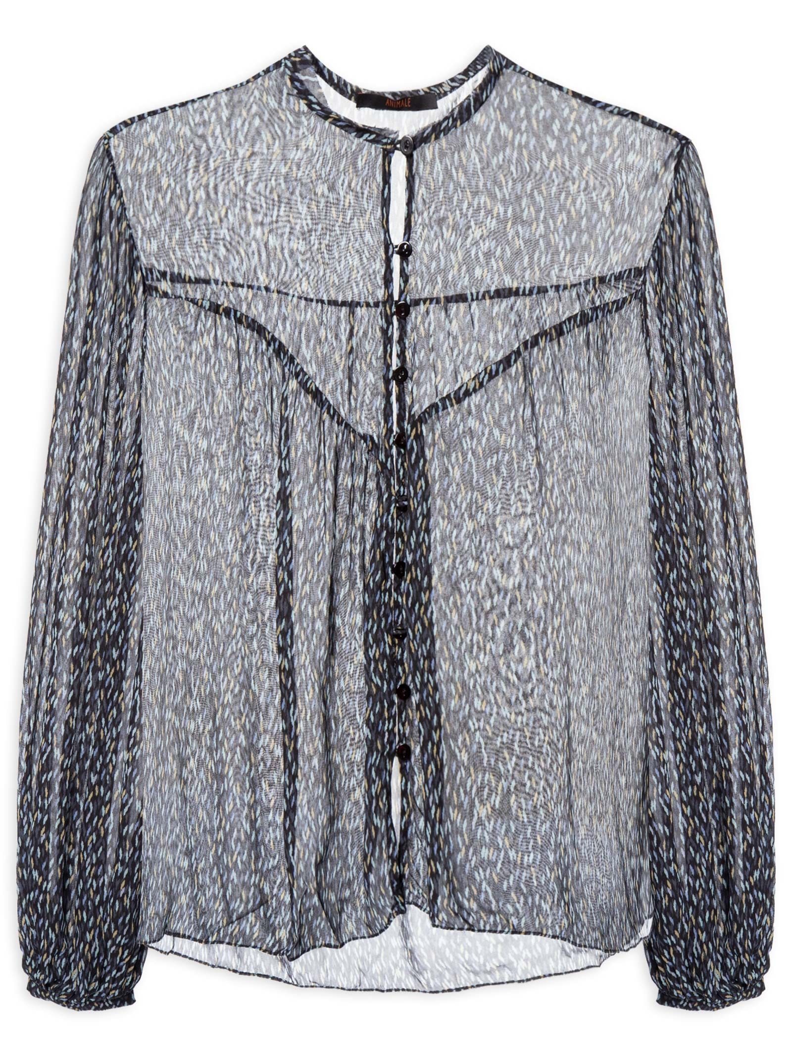 Bata Textura Drops Azul Animale