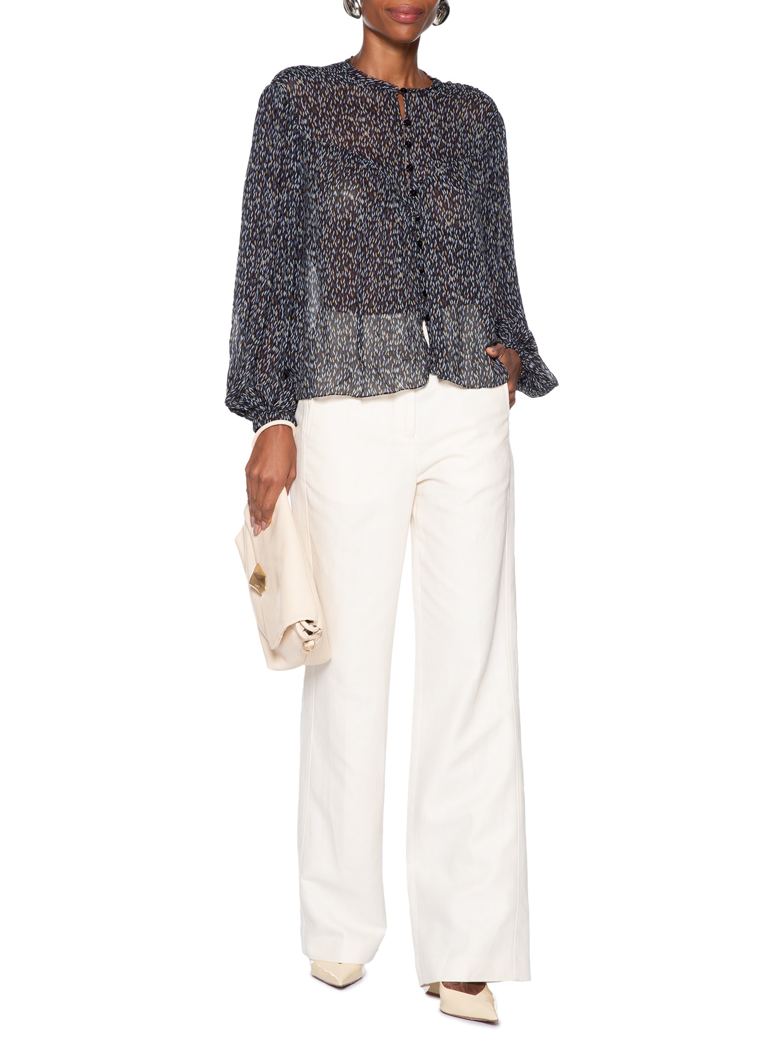 Bata Textura Drops Azul Animale