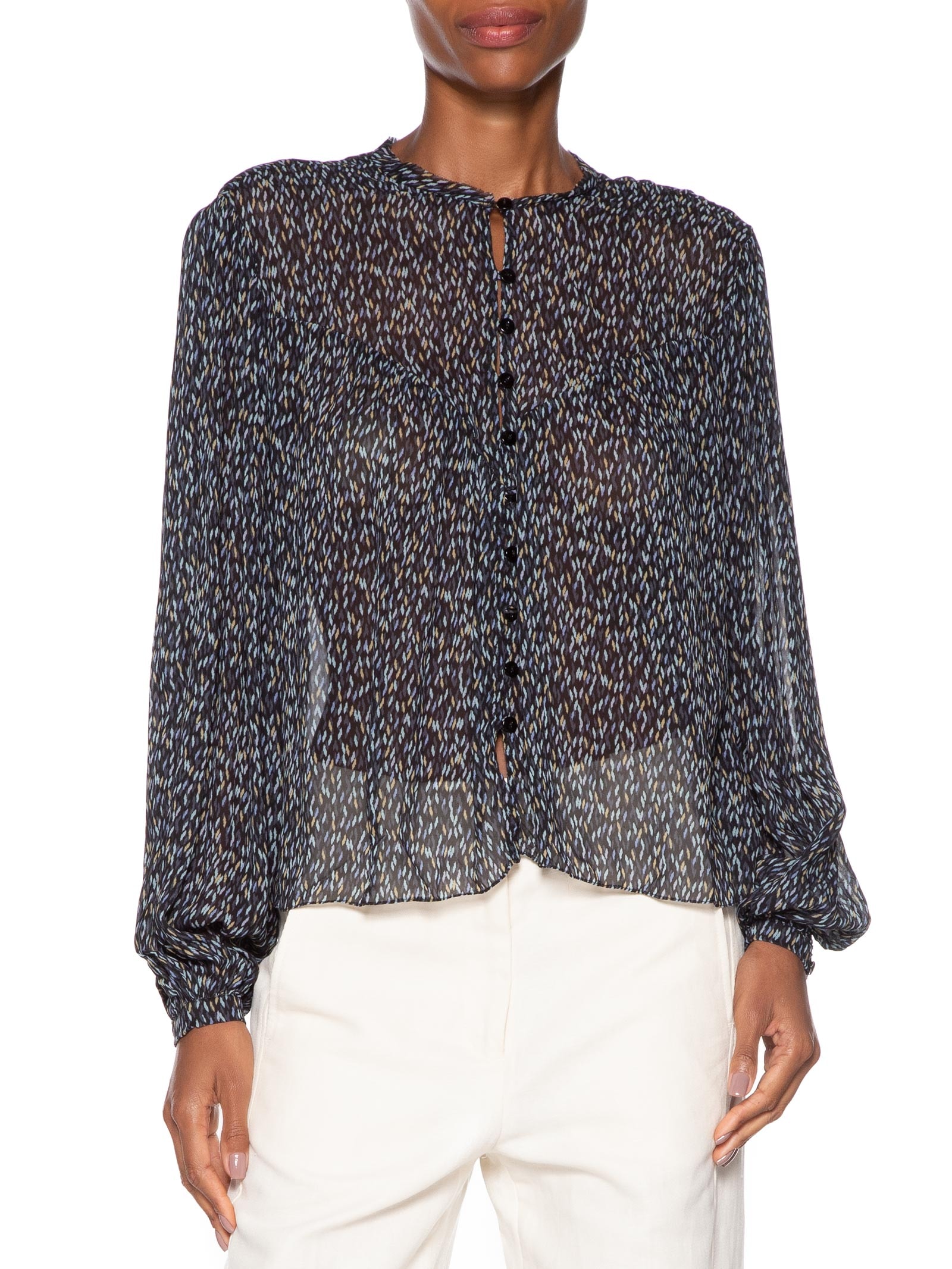 Bata Textura Drops Azul Animale