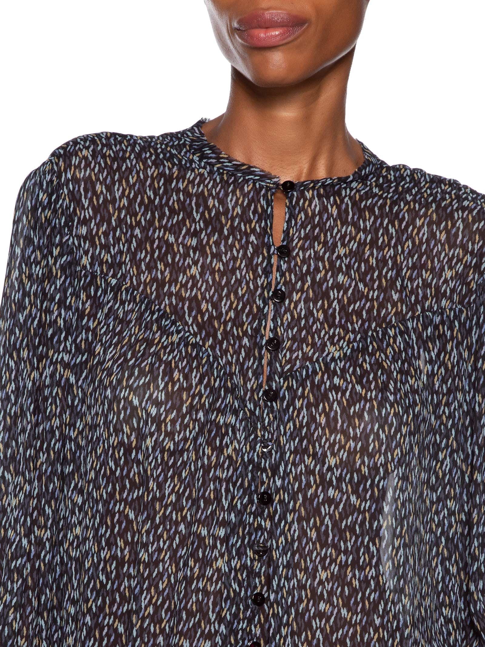 Bata Textura Drops Azul Animale