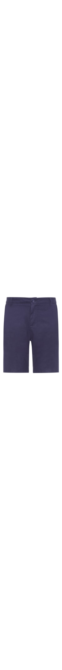 Bermuda Alfaiataria Basic Linen - Azul