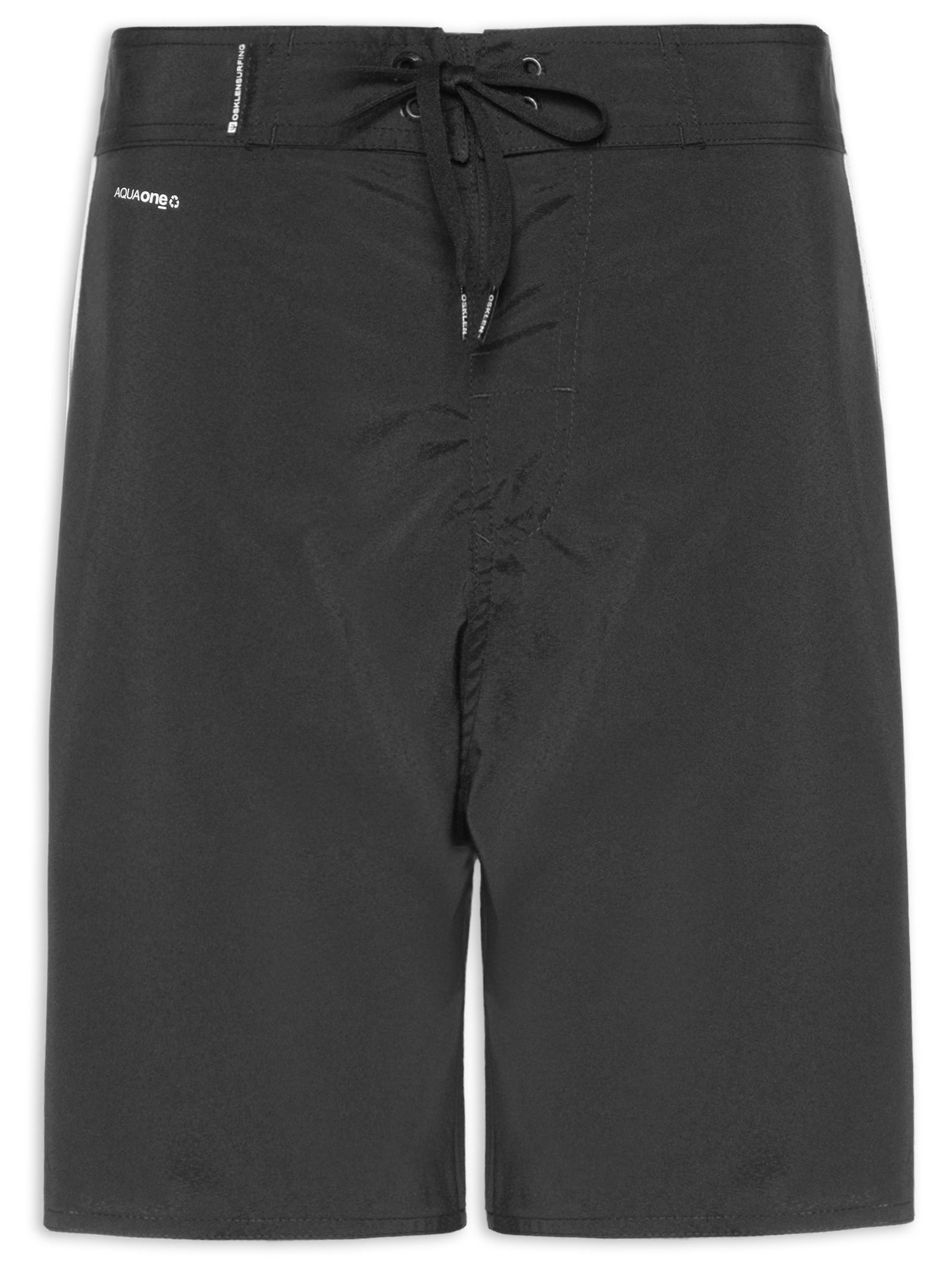 Bermuda Beachwaer Masculina Aquaone New Urban Stripes Preto Osklen