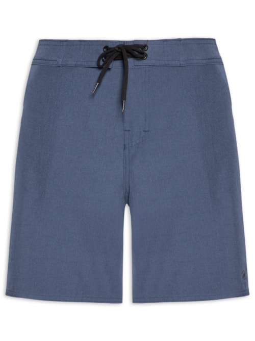 Bermuda Beachwear Maculino Midi Mescla - Azul