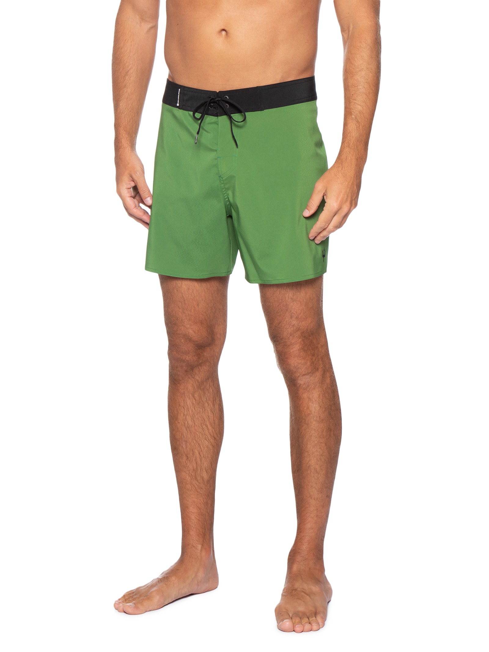 Bermuda Beachwear Masculina Aquaone Flex Mango A7 Verde Osklen