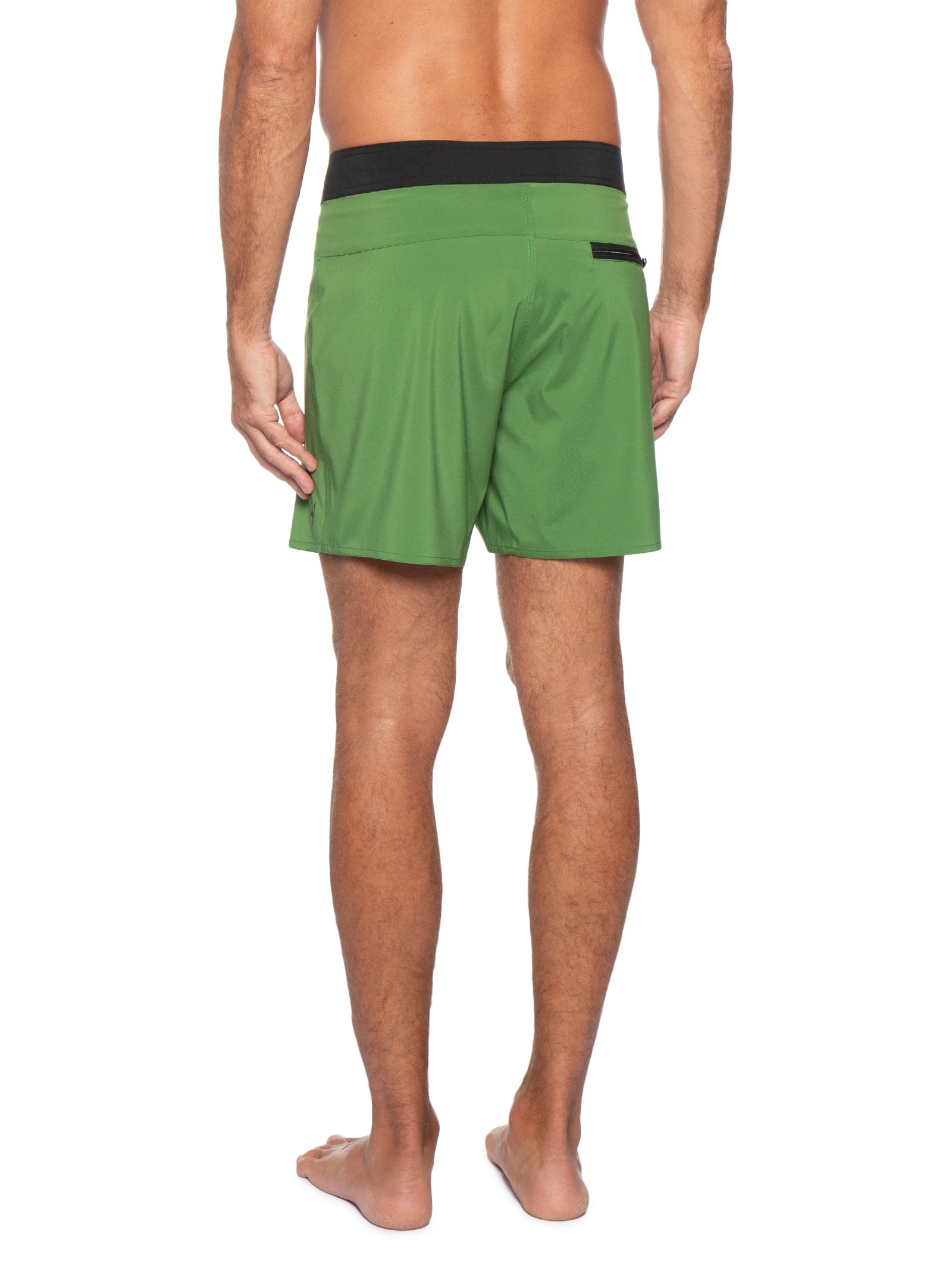 Bermuda Beachwear Masculina Aquaone Flex Mango A7 Verde Osklen