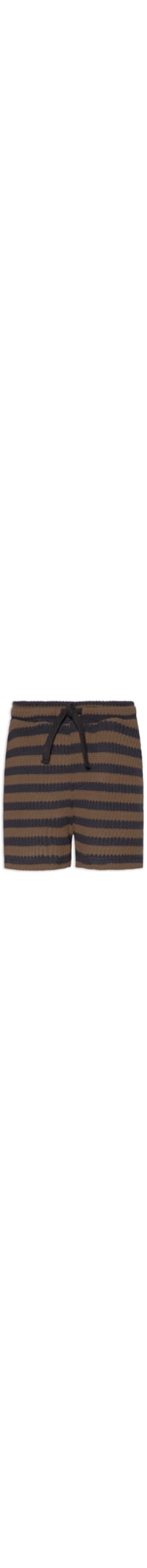 Bermuda Beachwear Masculina Color Stripes Knit New – Marrom