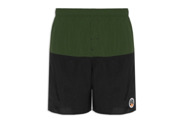 Bermuda Beachwear Masculina Crop  - Verde