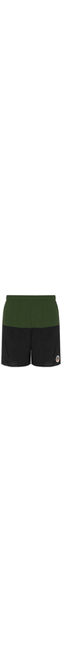 Bermuda Beachwear Masculina Crop - Verde