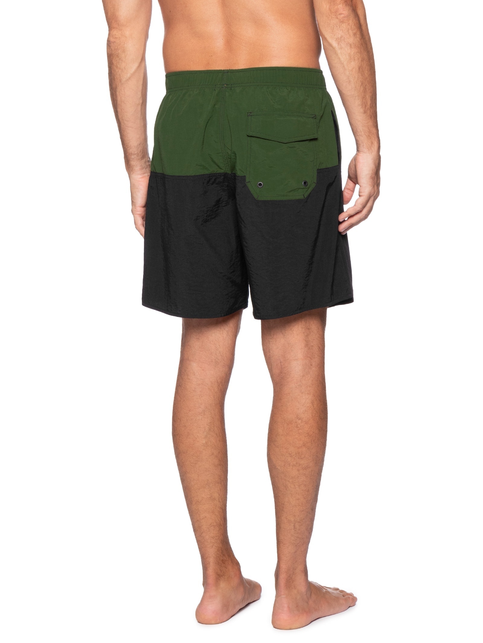 Bermuda Beachwear Masculina Crop  Verde Osklen