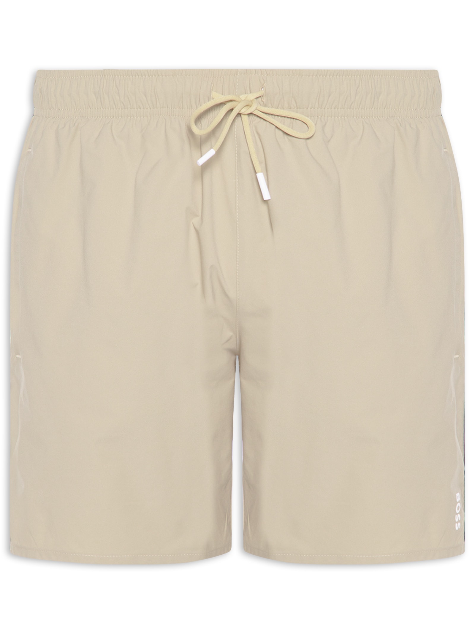 Bermuda Beachwear Masculina Iconic Bege Boss