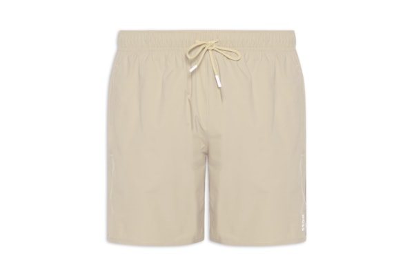 Bermuda Beachwear Masculina Iconic - Bege