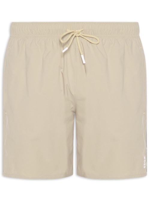 Bermuda Beachwear Masculina Iconic – Bege
