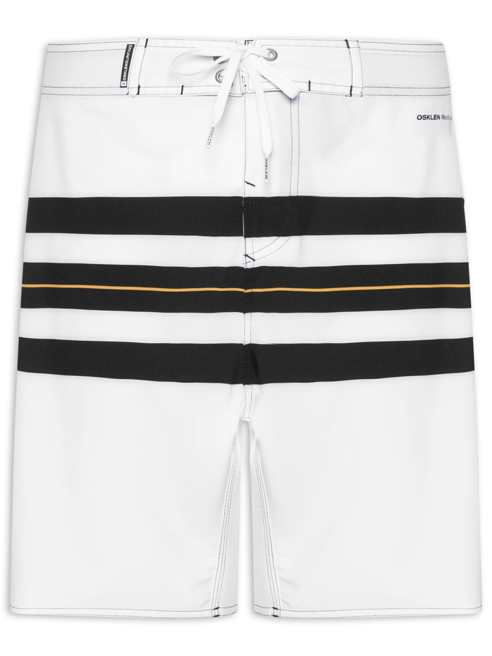 Bermuda Beachwear Masculina Longboad Branco Osklen