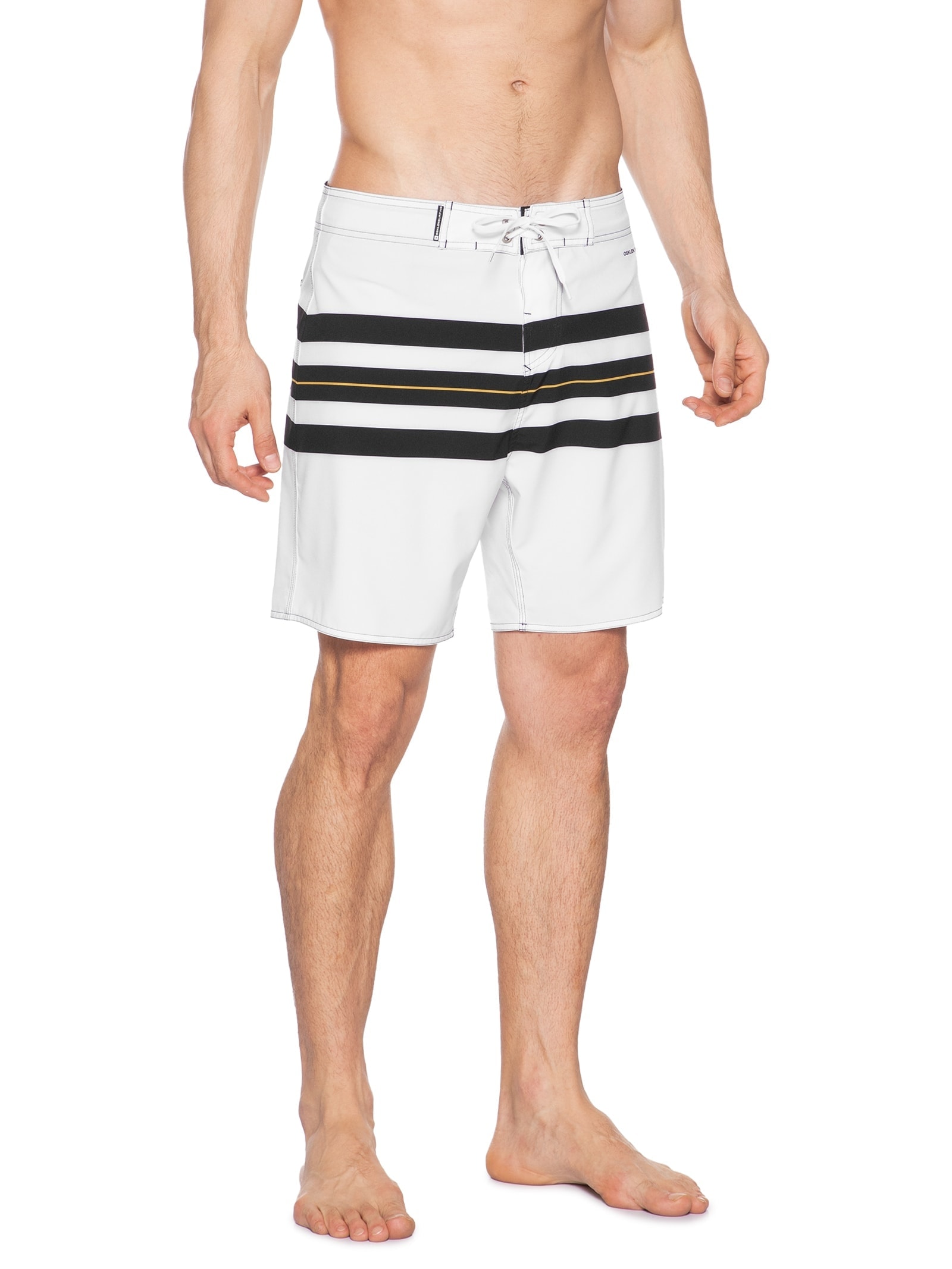 Bermuda Beachwear Masculina Longboad Branco Osklen