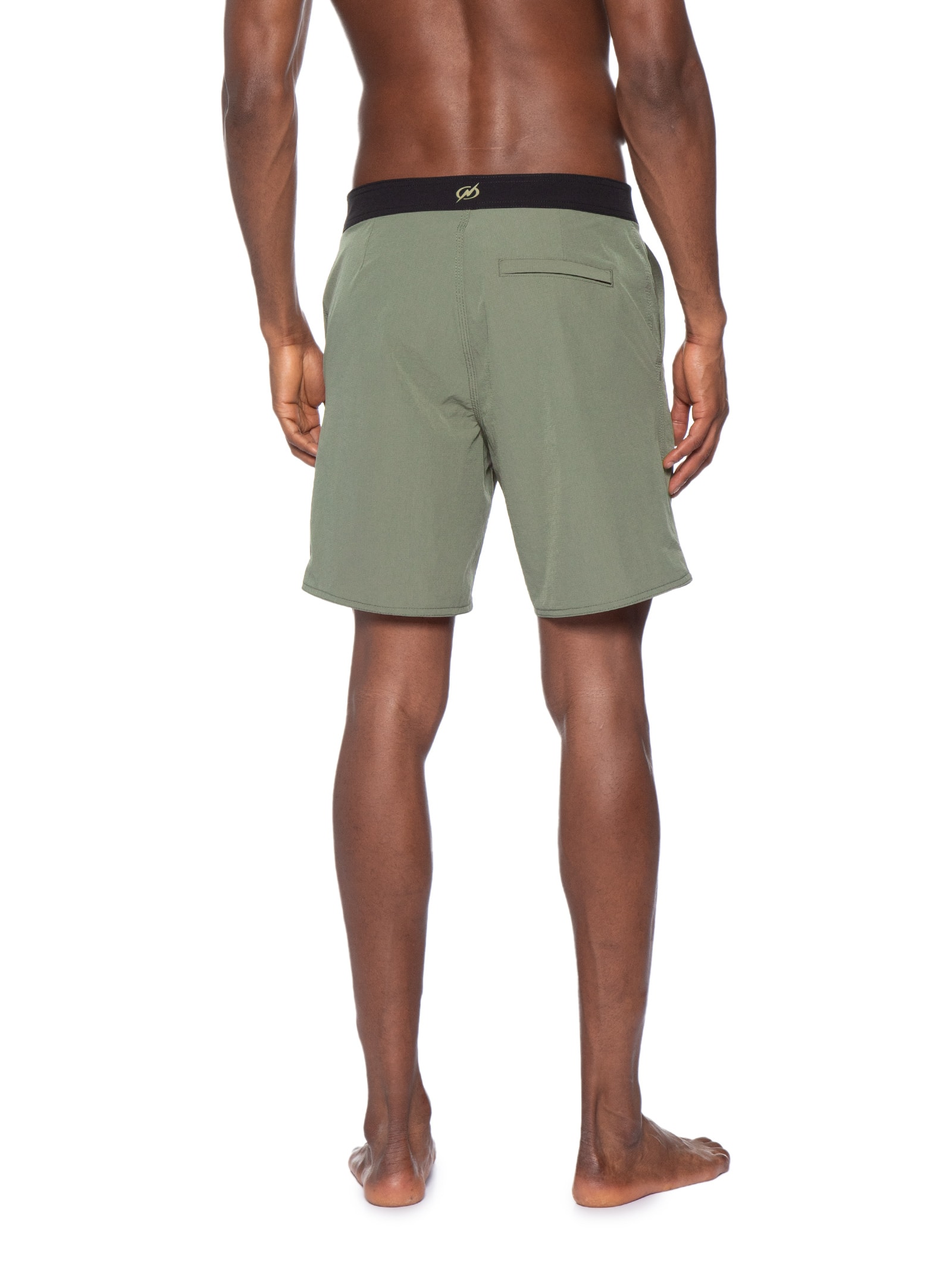 Bermuda Beachwear Masculina Midi Aqua Repelente Verde Blueman