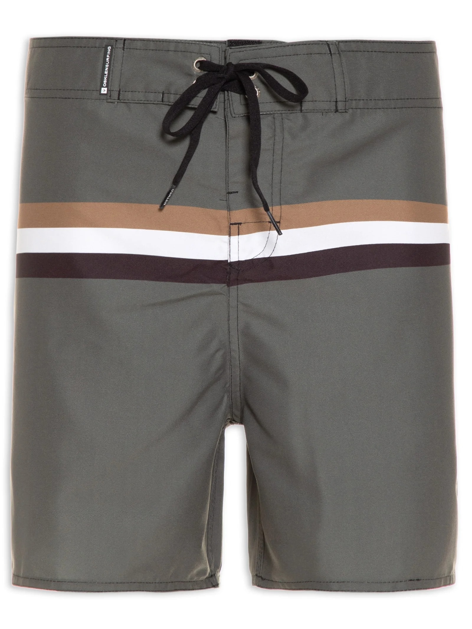 Bermuda Beachwear Masculina Soho Stripes  Verde Osklen