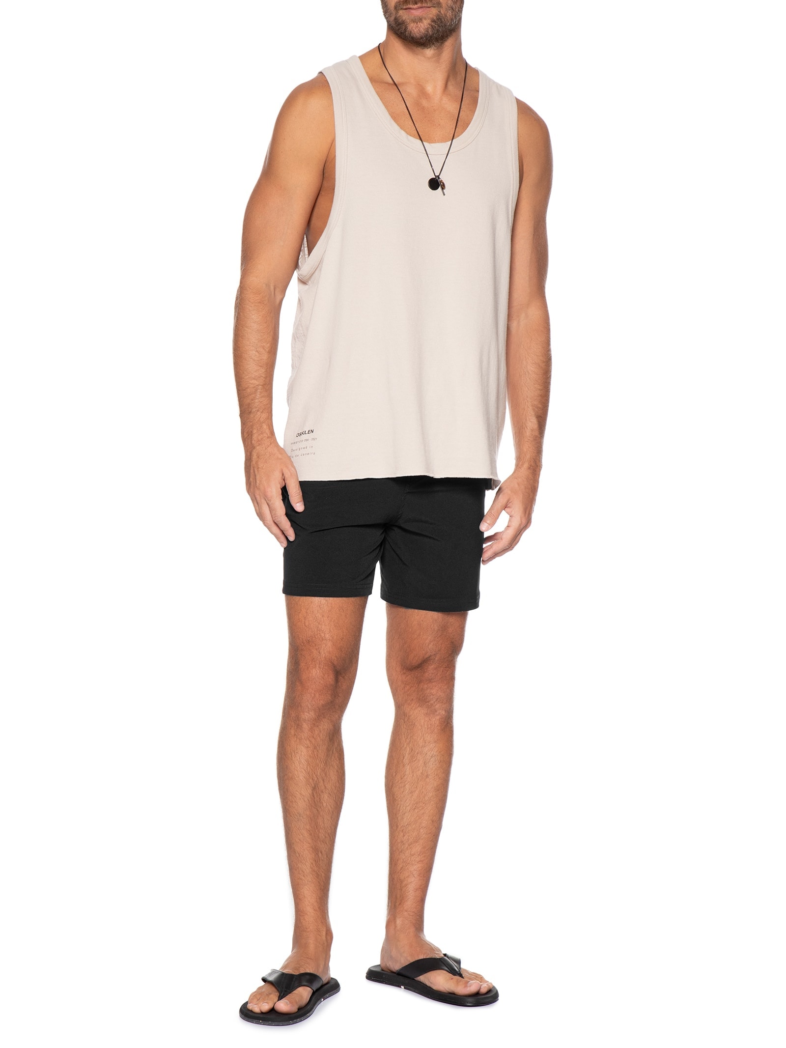 Bermuda Beachwear Masculina Surf APX Pro Preto Osklen