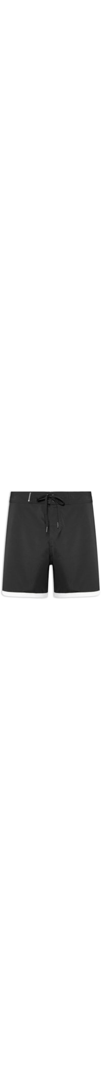 Bermuda Beachwear Masculino Aquaone Flex Malibu - Preto