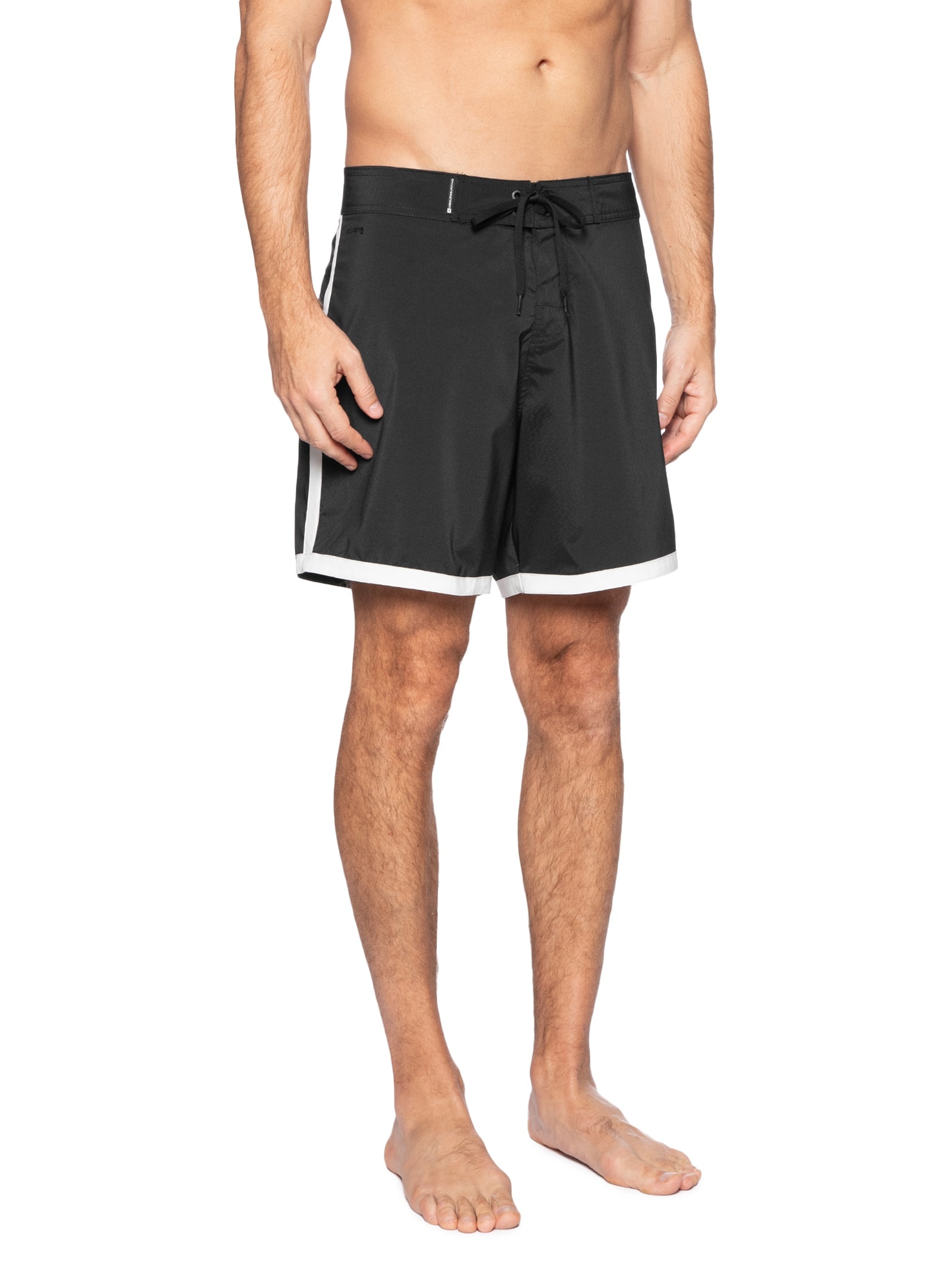 Bermuda Beachwear Masculino Aquaone Flex Malibu Preto Osklen