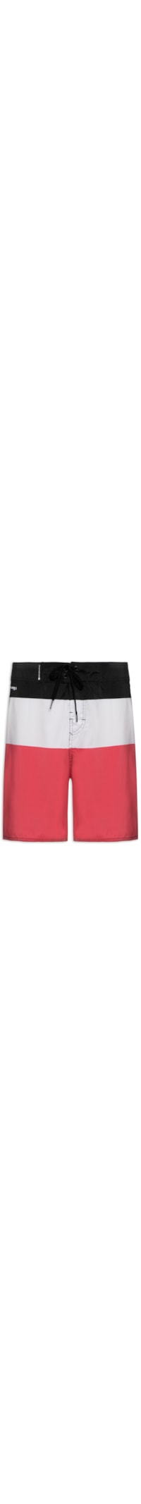 Bermuda Beachwear Masculino Aquaone Flex New Triple - Preto